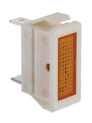 Lampka kontrolna do montażu panelowego 250V Pomarańczowy 28.2 x 11.5mm Neonowy Końcówka lutownicza Arcolectric (Bulgin)