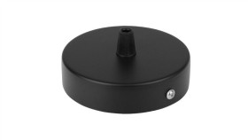 Maskownica Do Sufitu 80X25mm Czarna Do Kabla W Oplocie I Lamp Metalowa...