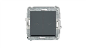 Icon Mechanizm Łącznika Zwiernego Żaluzjowego Grafitowy Mat 28Iwp-8