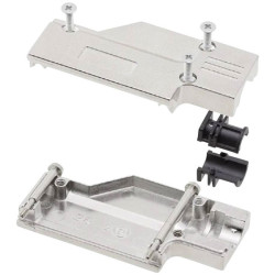 MH 6560-0501-03 Connectors Series D-SUB Housing 25-Pin Metal Silver 90&#xB0;