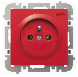 SANTRA gniazdo DATA bez ramki podtynkowe biały 4142-10