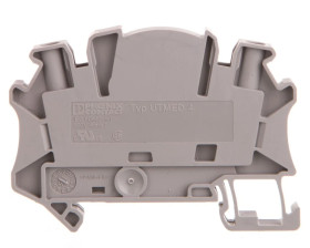 Złączka szynowa 2-przewodowa 4mm2 szara UTMED 4 3047465 /50szt./