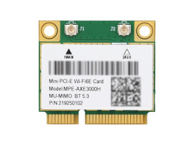 Waveshare Wireless MINIPCIE AX210 NIC, Gigabit Tri-Band Wi-Fi 6E, 802.11AX Standard, Bluetooth 5.3