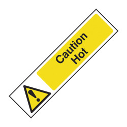 Scan 5115 Caution Hot - PVC 200 x 50mm