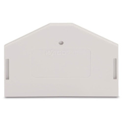 WAGO 280-354 2.5mm End and Intermediate Plate Light grey
