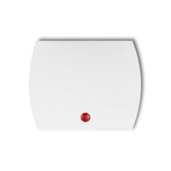 Klawisz z oczkiem do łączników serii TREND i LOGO biały KZO