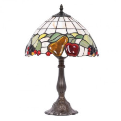 Lampka stołowa dekoracyjna z witrażowym kloszem z serii FRUIT K-G12550 Kaja Lighting