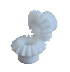 Przekładnia stożkowa, zęby: 16, Skośne, skok: 0.5mm, kąt: 20, otwór: 3mm