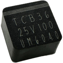 TRU COMPONENTS TC-11023928 SMD Electrolytic Capacitor 100&#xB5;F 25V 6.5x6.5x4.0mm