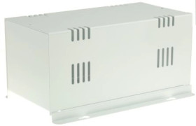 Obudowa urządzeń elektronicznych wentylowana, Stal walcowana na zimno, biała, 257 x 130 x 112mm, RS PRO