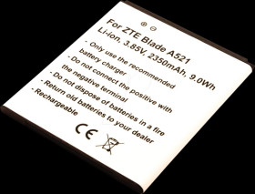 30979 Smartphone battery for ZTE devices, Li-Ion, 2350 mAh