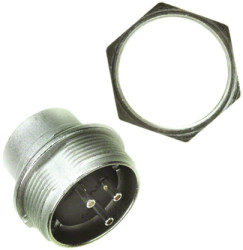 Wtyk Din 3 -pinowe Męski Montaż na panelu M16 300 V AC