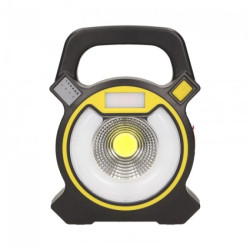 PAMIR LED 5W naświetlacz roboczy z akumulatorem, 300lm, IP44, 6000K, 2x1200mAh, z ładowarką USB i funkcją powerbank,WL-3