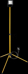 57844 LED work light with stand, 30 W, black / yellow, IP65