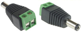 Wtyk DC 2.10/5.50 z kostką montażową ARK