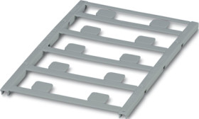 PA device marker, (L x W) 9 x 11 mm, silver, sheet with 10 pcs, 0828094