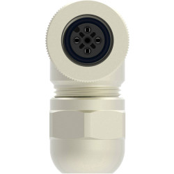 TE Connectivity T4112011041-000 M12 Socket Right Angle 4 Pins