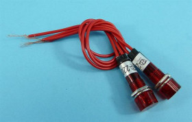 KONTR.LED AC RED 12,0mm