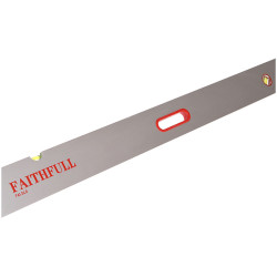 Faithfull FAISL8 Screeding Level 2.4m (8ft) 3 Vial &amp; Grips