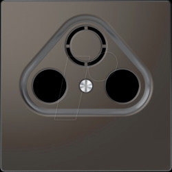 MEG4123-6034 Central plate for aerial sockets, anthracite, System Design