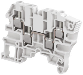 Standardowy zacisk na szynę DIN Entrelec poziomy: PojedynczyŚruba ZS6 raster: 6mm 32A 800 V AC