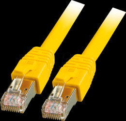 K5528GE.3 RJ45 patch cable S/FTP, Cat. 8.1, BC, LSZH, 3 m, yellow