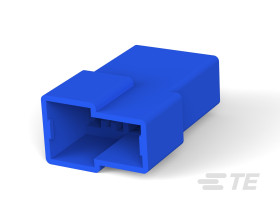 Obudowa do konektorów zaciskanych Wypust 2-pinowe Niebieski 31.5mm