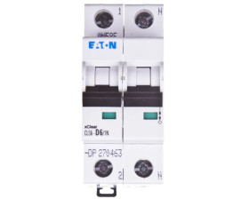 Wyłącznik nadprądowy 1P+N D 6A 6kA AC CLS6-D6/1N-DP 270463