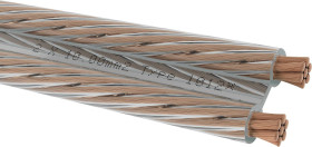 Przewód głośnikowy Oehlbach D1C315, 2 x 10 mm², przeźroczysty, 6 m