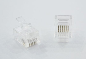 RJ12 wtyk telefoniczny 6p6c zaciskany na przewód