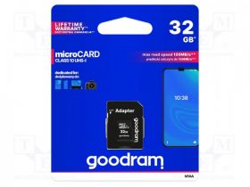Karta micro-SD HC 32GB +adapter GOODRAM UHS-1
