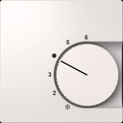 ELG227404 central pl.f. Temperature regulator insert, pure white