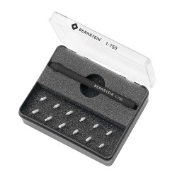 Zestaw wkrętaków Bernstein Krzyżakowy, Sześciokątny, Płaski 13 szt.