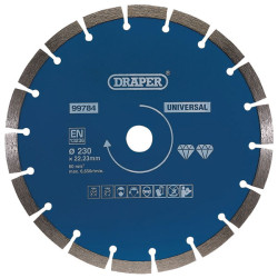 Draper 99784 Segmented Diamond Blade (230mm)