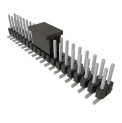 Wtyk PCB 40-pinowe raster: 2.54mm 2-rzędowe Samtec Montaż powierzchniowy