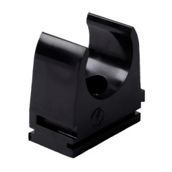 Uchwyt do rur bezhalogenowych EN 63mm UV czarny 5363HF_FB