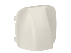 VALENA ALLURE Plakietka kremowa wyjścia kablowego z zaciskiem 755056 LEGRAND