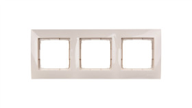 Simon 54 Premium Ramka Potrójna Kremowa /Do Karton-Gips/ Drk3/41