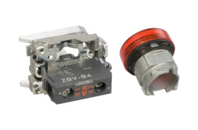 Lampka sygnalizacyjna 22mm czerwona 24V AC/DC LED XB4BVB4