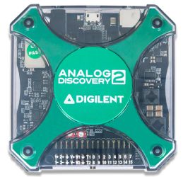Analog Discovery 2 DIGILENT : oscyloskop cyfrowy, analizator stanów logicznych, generator przebiegów