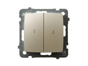 KARO Wyłącznik żaluzjowy IP-20 zaciski gwintowe ecru perłowy ŁP-7S/m/42 OSPEL