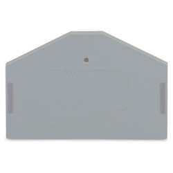 WAGO 280-312 2.5mm End and Intermediate Plate Grey