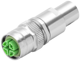 Weidmüller 2662090000 Złącze czujnika/aktuatora IE-PS-M12X-180-S-TH-SC, piny: 8, 1 szt.