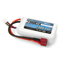 Pakiet Li-Pol Redox 1300mAh 20C 3S 11,1V