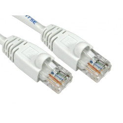 Kabel Ethernet Cat5e długość 2m Z zakończeniem RS PRO PVC l. żył: 8 średnica 5.2mm