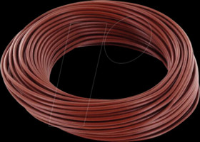 KL014BR10 Stranded Copper Wire 0,14qmm 10m brown
