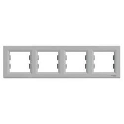 ASFORA Ramka 4-krotna pozioma aluminium EPH5800461