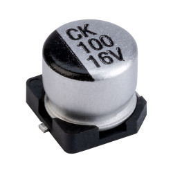 JB Capacitors JCK1C101M063054 100uF 20% 16V 105&#xB0;c SMD Alum Elec T/R