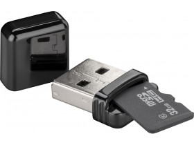 Card reader USB 2.0 - for reading Micro SD and SD memory card formats