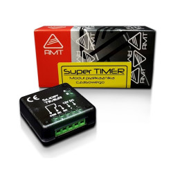 Przekaźnik czasowy TIMER 1-30m minut, SUPER TIMER 8-trybów,12VDC AMT